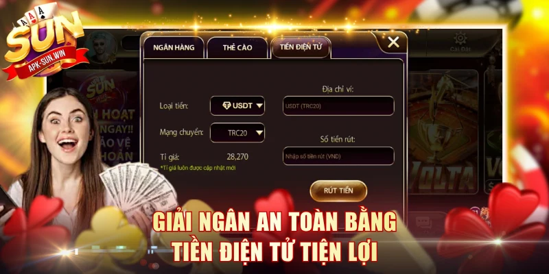 Giải ngân an toàn bằng tiền điện tử tiện lợi