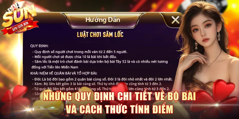 Những quy định chi tiết về bộ bài và cách thức tính điểm