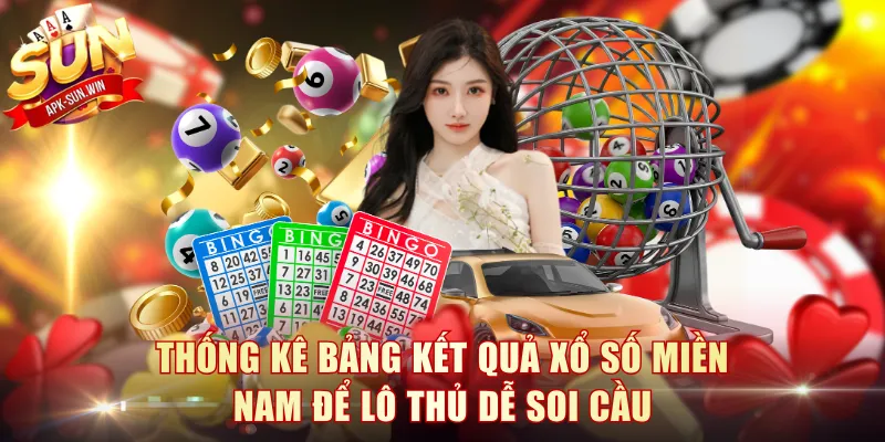 Thống kê bảng kết quả xổ số miền Nam để lô thủ dễ soi cầu