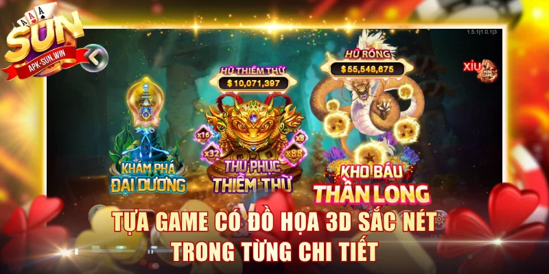 Tựa game có đồ họa 3D sắc nét trong từng chi tiết