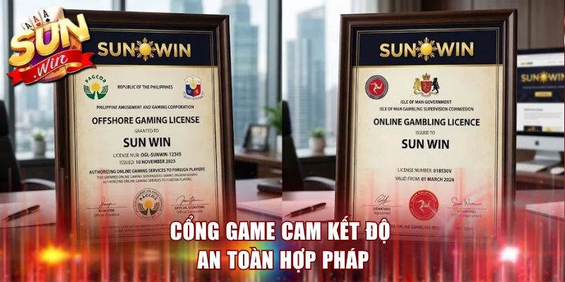 Sun Win – Nhà Cái Game Bài, Nổ Hũ, Đổi Thưởng Online 2026 8 Cổng game cam kết độ an toàn hợp pháp